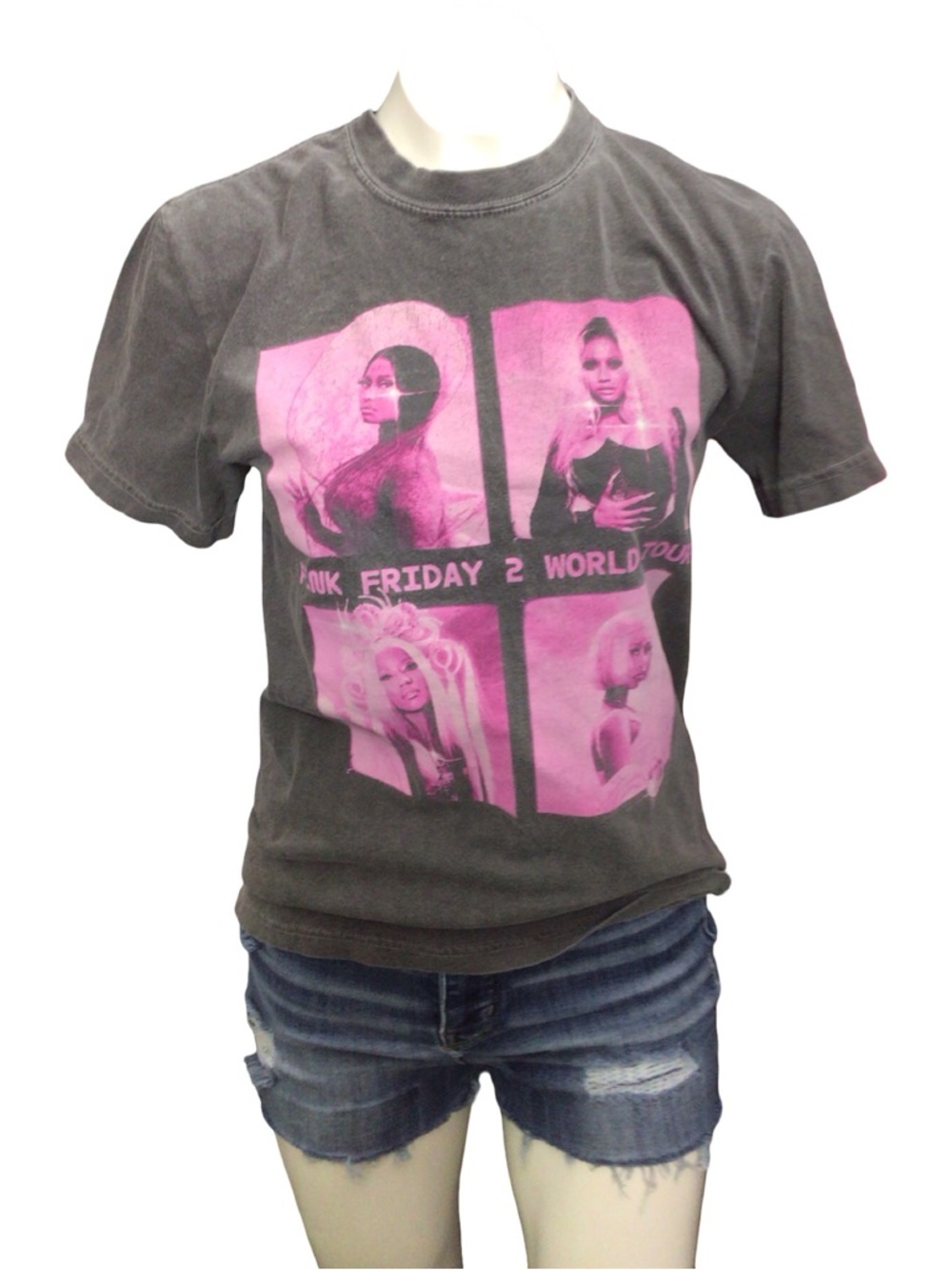 Official Nicki Minaj Pink Friday 2 Tour Merch Shirt size small rare